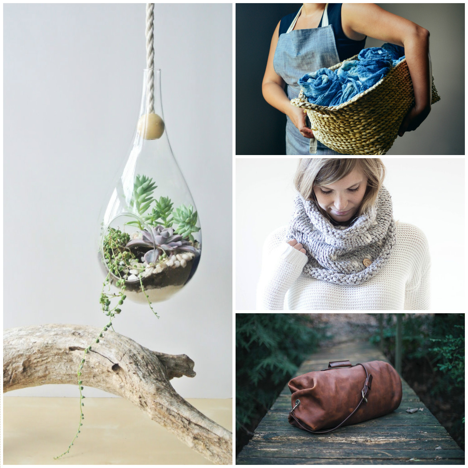   The Zen Succulent   /   Garner Blue   /   Culleymade Knits   /   Go Forth Goods  